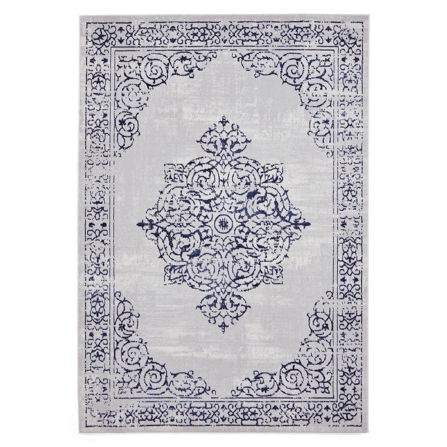 Artemis B9076A Blue / Silver Traditional Rug