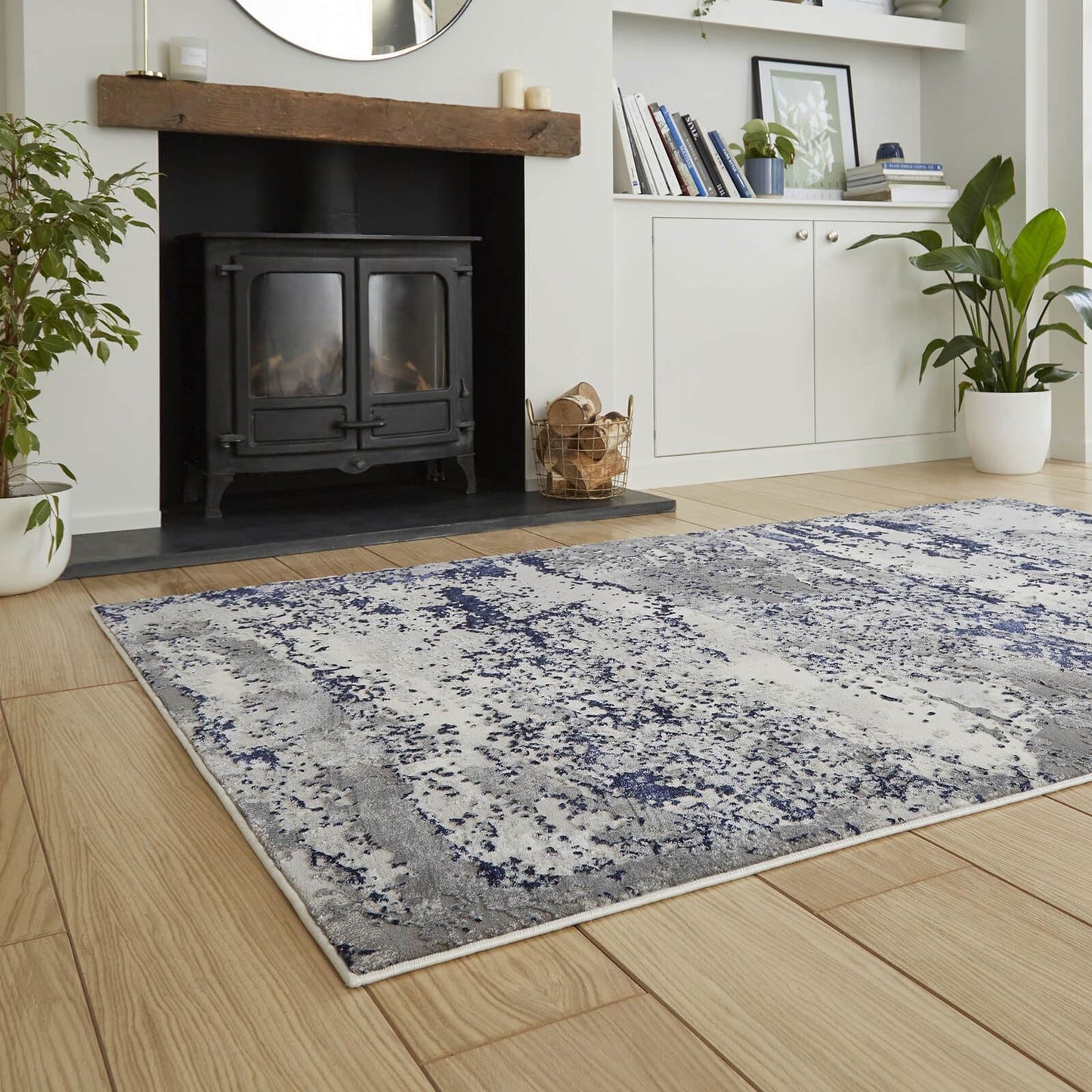 Artemis B9076A Silver Traditional Rug