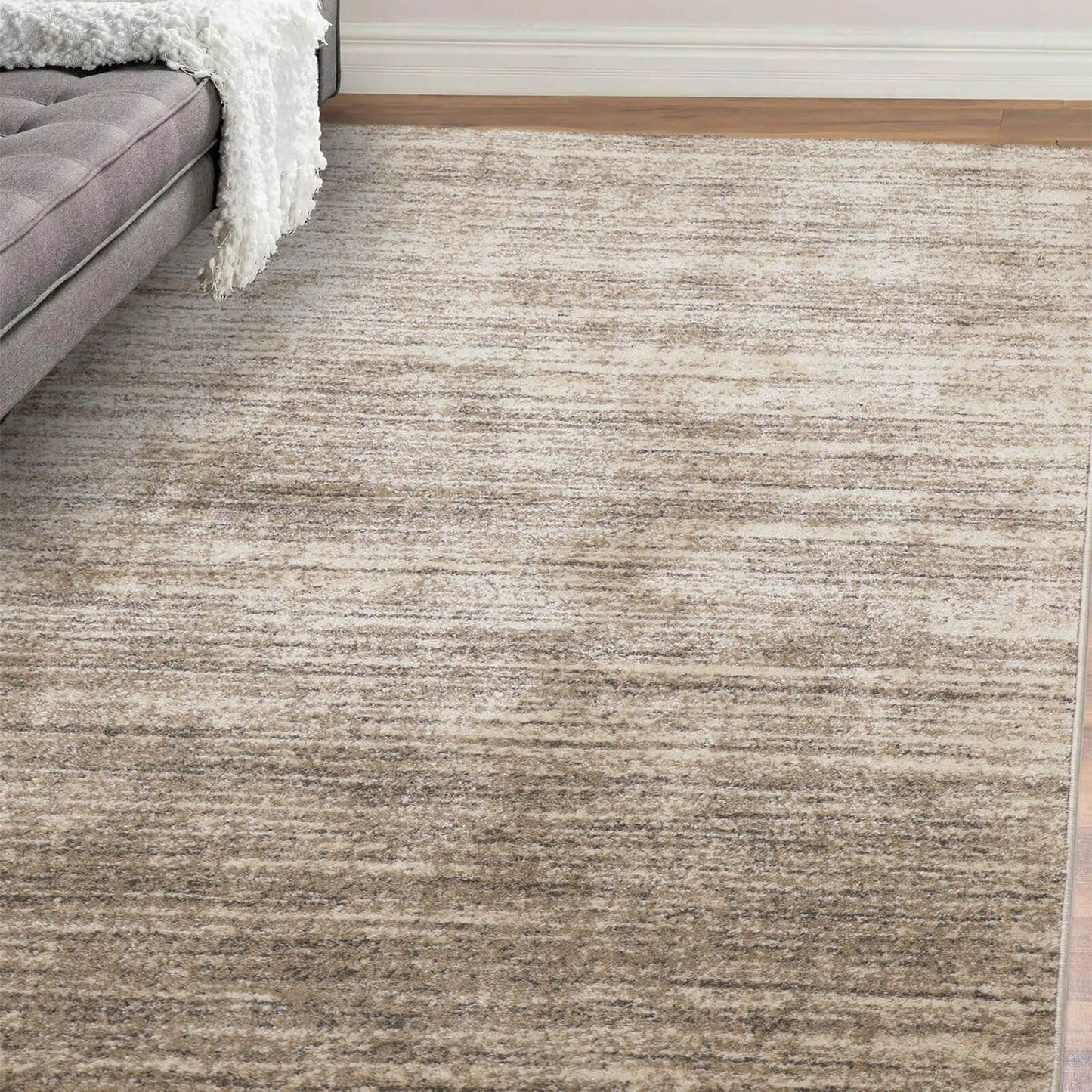 Freya Blends Natural Semi Plain Rug