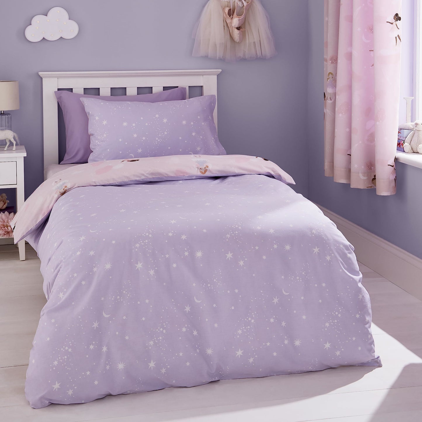 Dancing Fairies Pink Kids Duvet Set