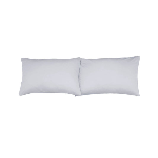 So Soft Jersey Silver Grey Housewife Pillowcase Pair