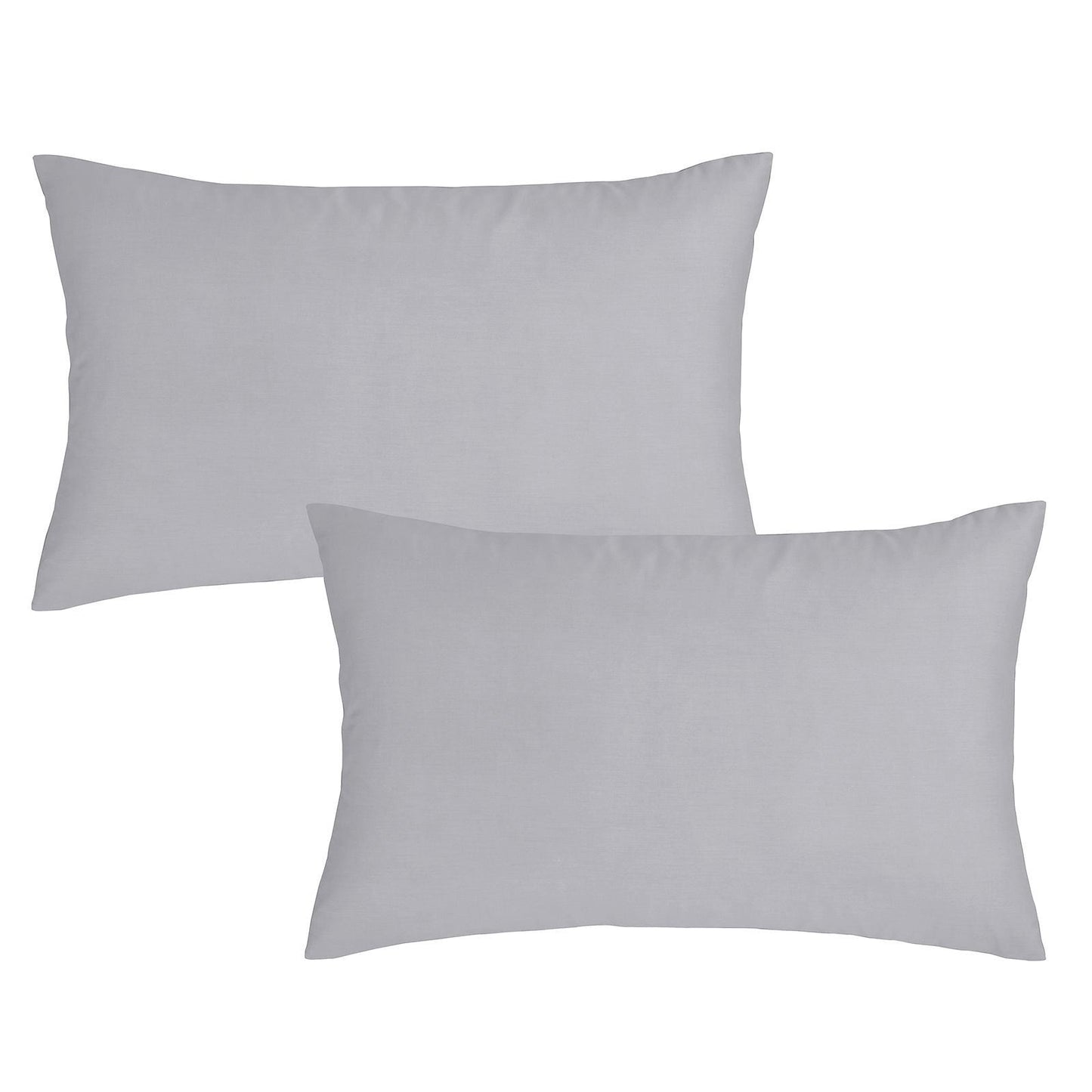 Bianca 180 Thread Count Egyptian Cotton Silver Grey Pillow case with envelope closure