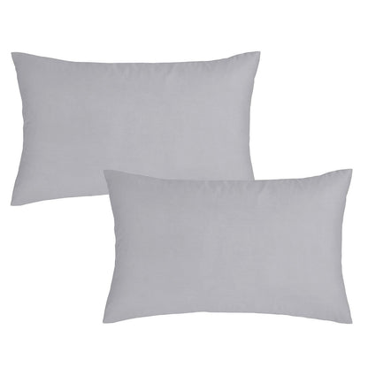 Bianca 180 Thread Count Egyptian Cotton Silver Grey Pillow case with envelope closure