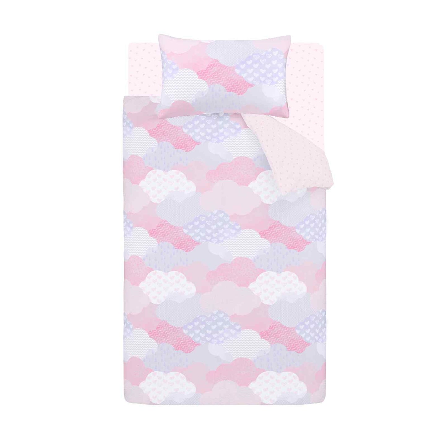 Soft as a Cloud Pink Duvet Cover Set