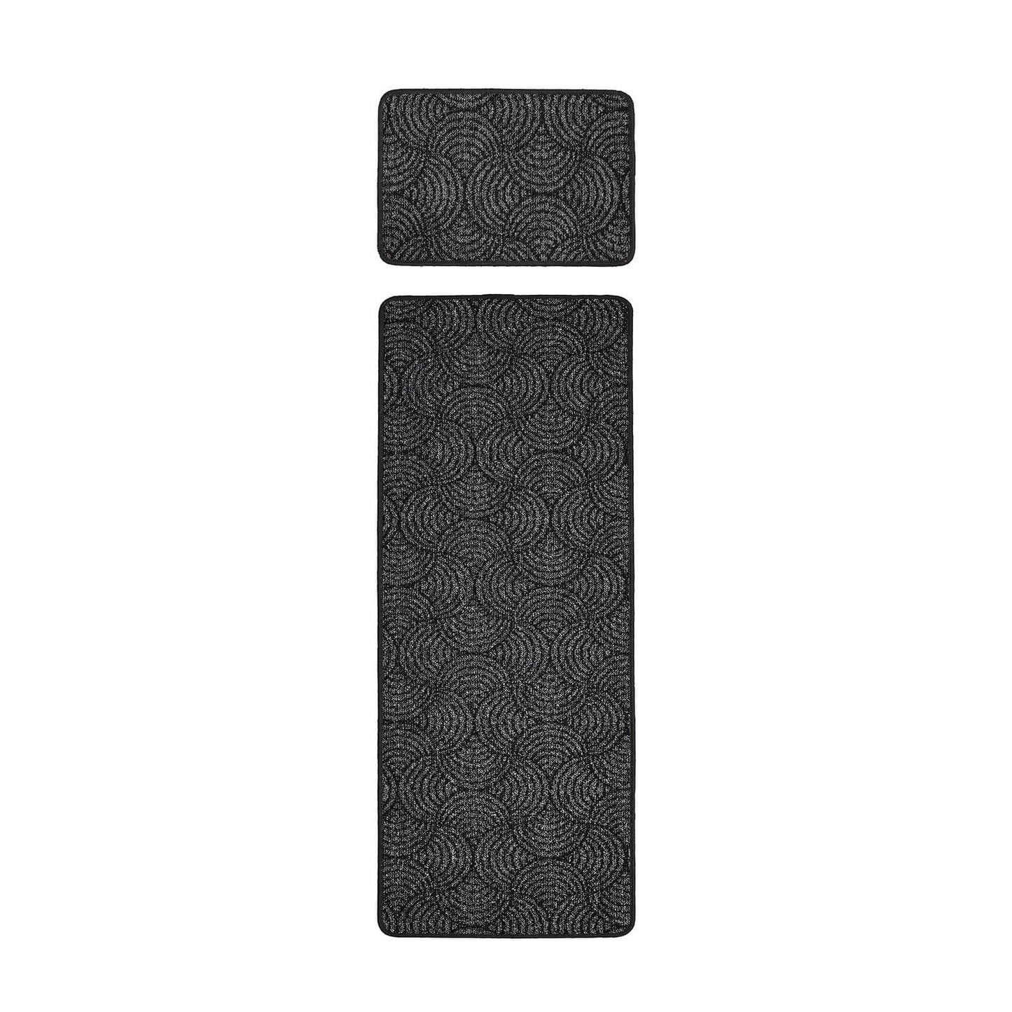 Geo Utility Anthracite Geometric Rug