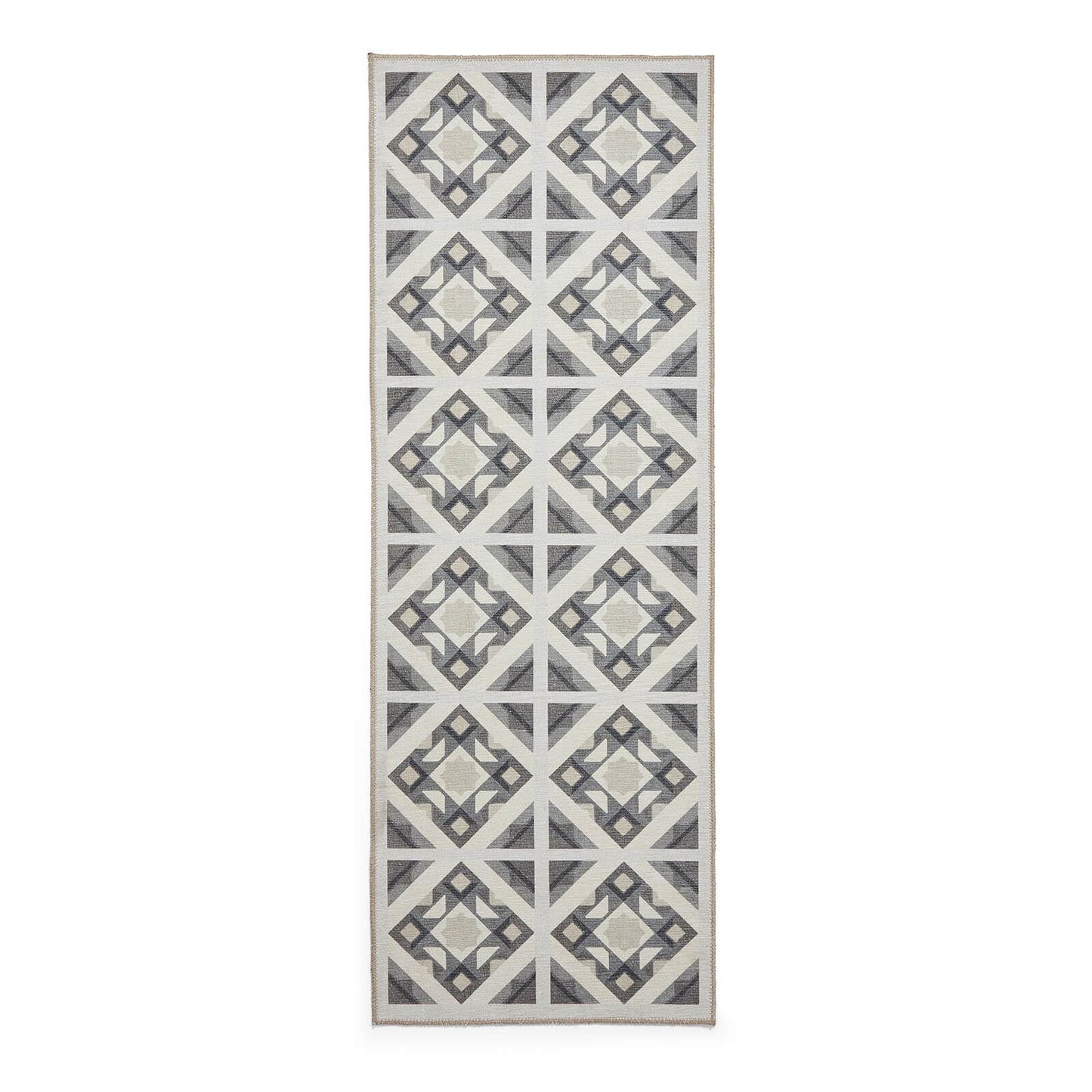 Victoria H1187 Grey/Beige Washable Rug