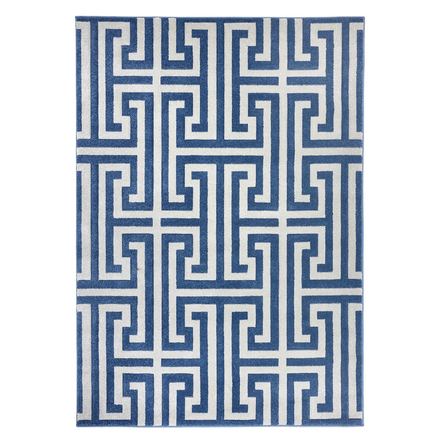 Origins Greek Key Navy/Grey Rug