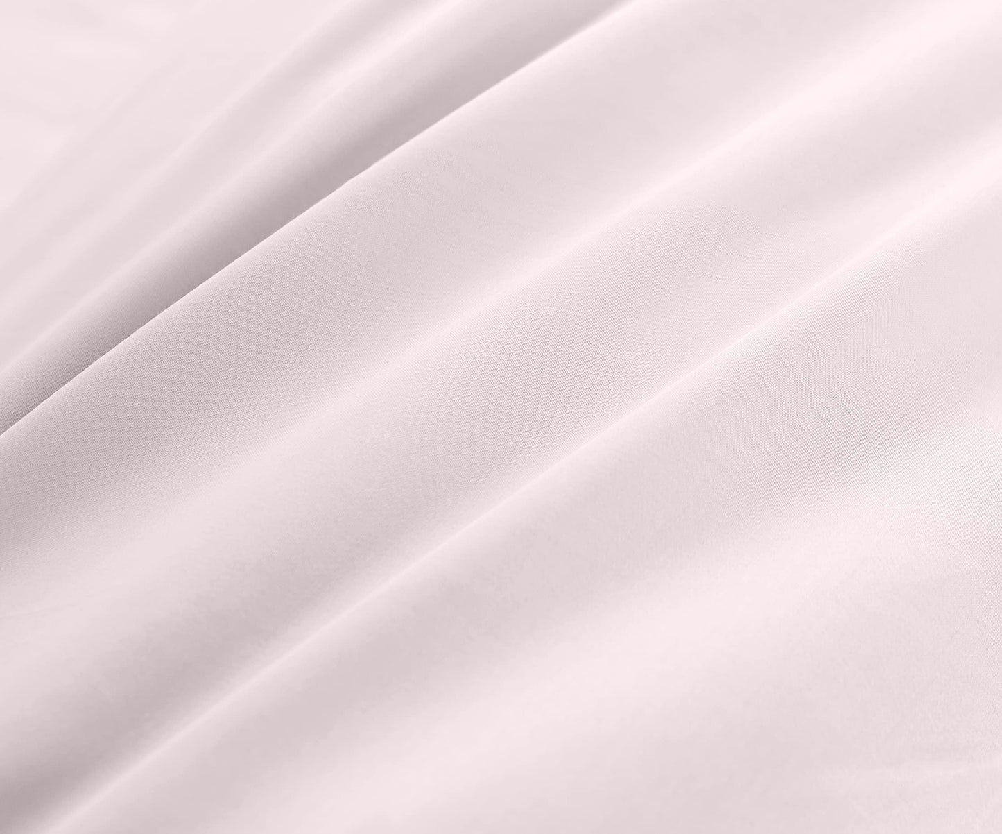 800 TC Cotton Sateen Blush Pink Flat Sheet