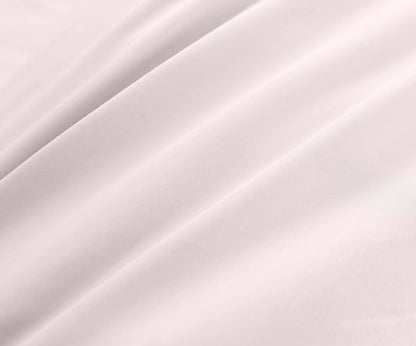 800 TC Cotton Sateen Blush Pink Flat Sheet