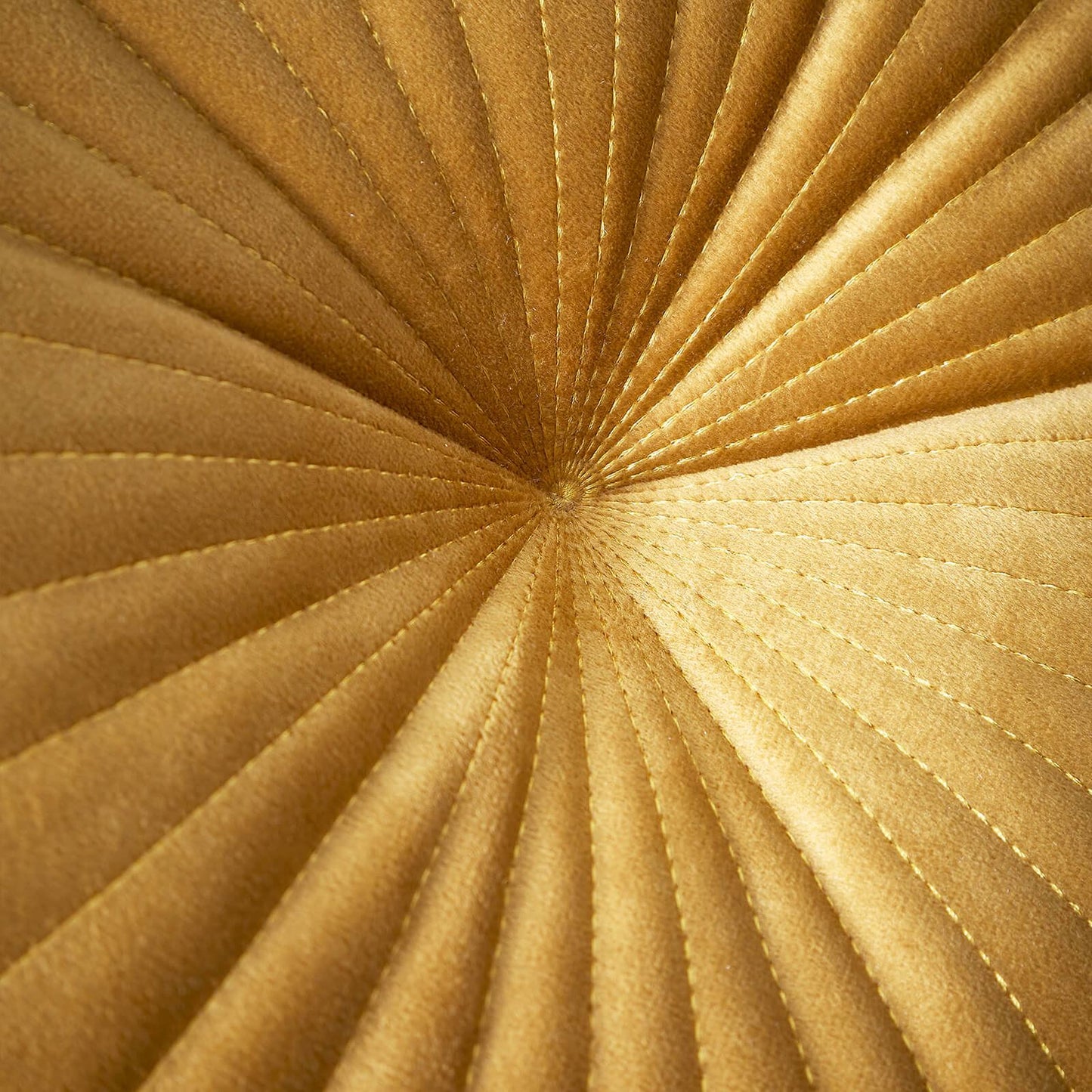 Round Cushion Soft Touch 40x40cm Cushion Mustard Yellow