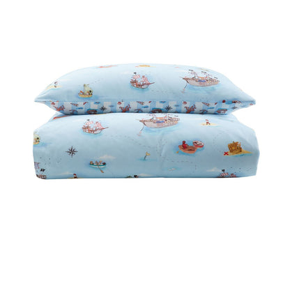 Belle & Boo Pirate Blue Duvet Cover Set