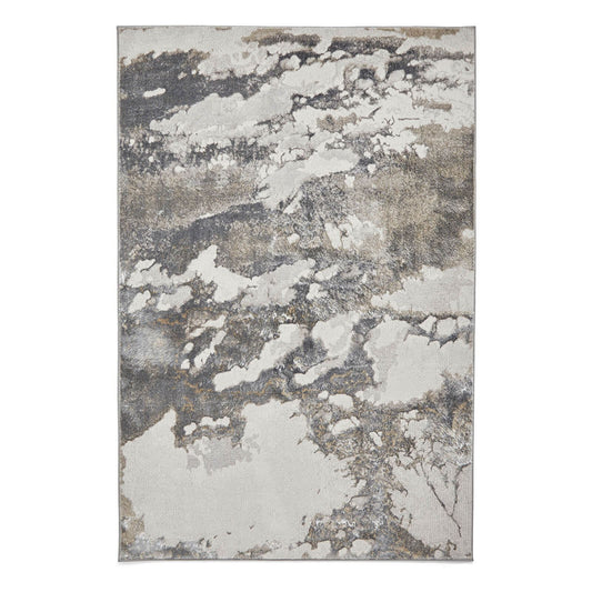 Tidal TL447 Silver/Dark Grey Modern Abstract Rug