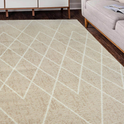 Maestro Berber Beige Geo Rug