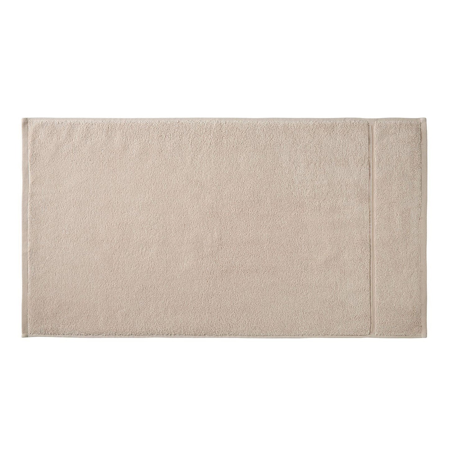 Bianca Zero Twist Satin Stitch Natural Towel and Sheet