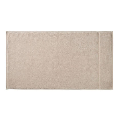 Bianca Zero Twist Satin Stitch Natural Towel and Sheet