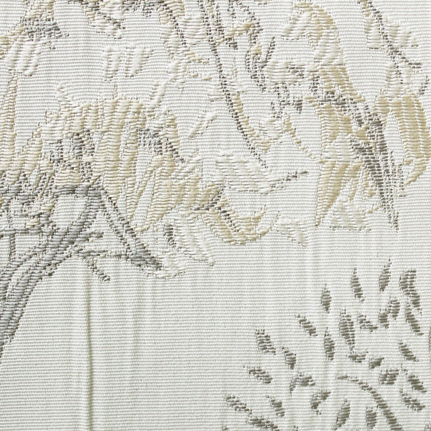 Arden Floral Natural Pencil Pleat Curtains