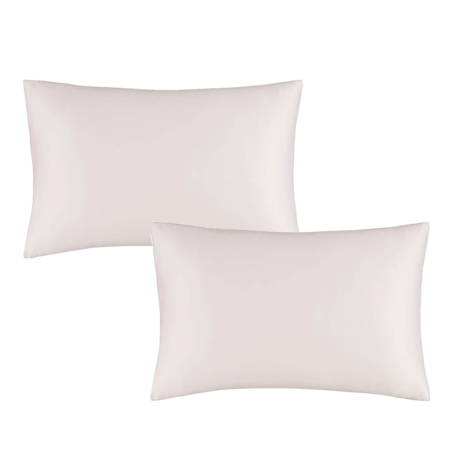 Silky Soft Satin Blush Housewife Pillowcase Pair