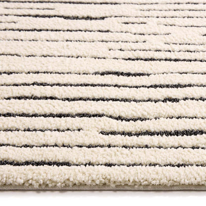 Origins Woodweave Ivory/Charcoal 67X200
