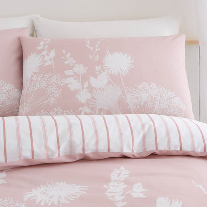 Meadowsweet Floral Blush Pink Duvet Set