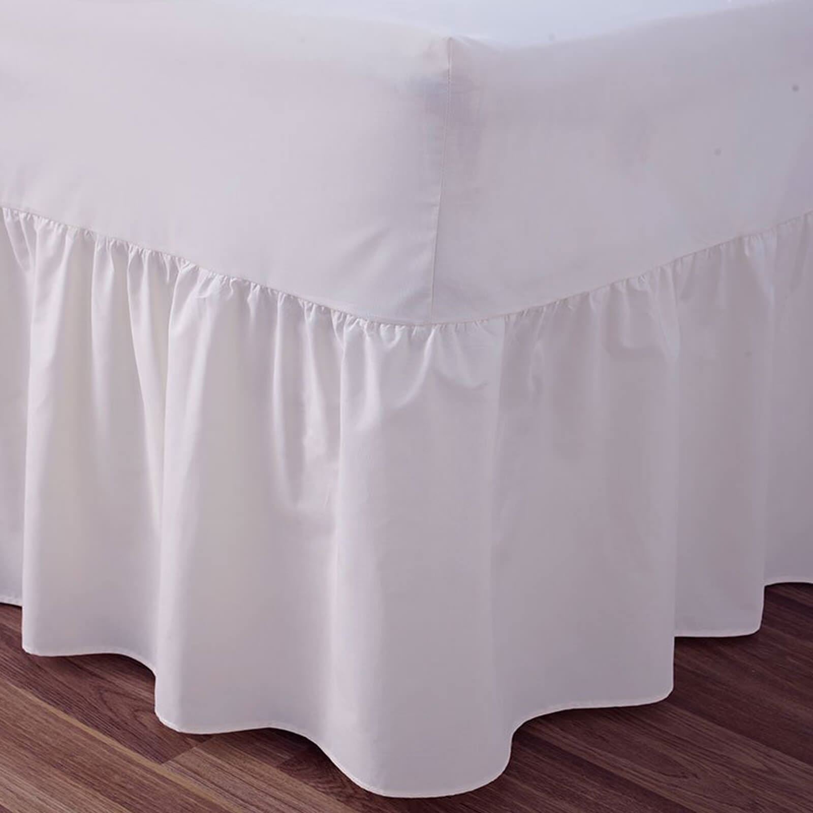 Poetry White Platform Valance