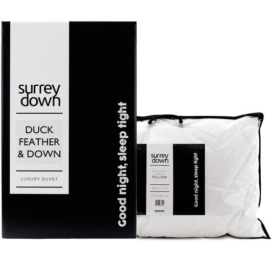 Duck Feather & Down Duvet With Pillow, 6 Tog