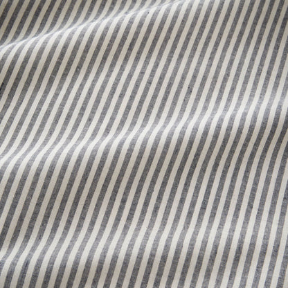 Pineapple Elephant Rich Narrow Woven Striped Cotton Bedding Duvet Cover Set Blue