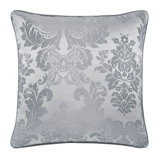 Damask Silver Filled Cushion
