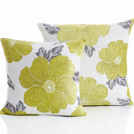 Poppy Lime Cushion Cover