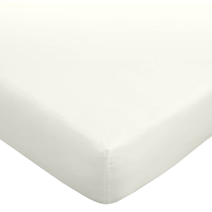 180TC Egyptian Cotton Cream Fitted Sheet