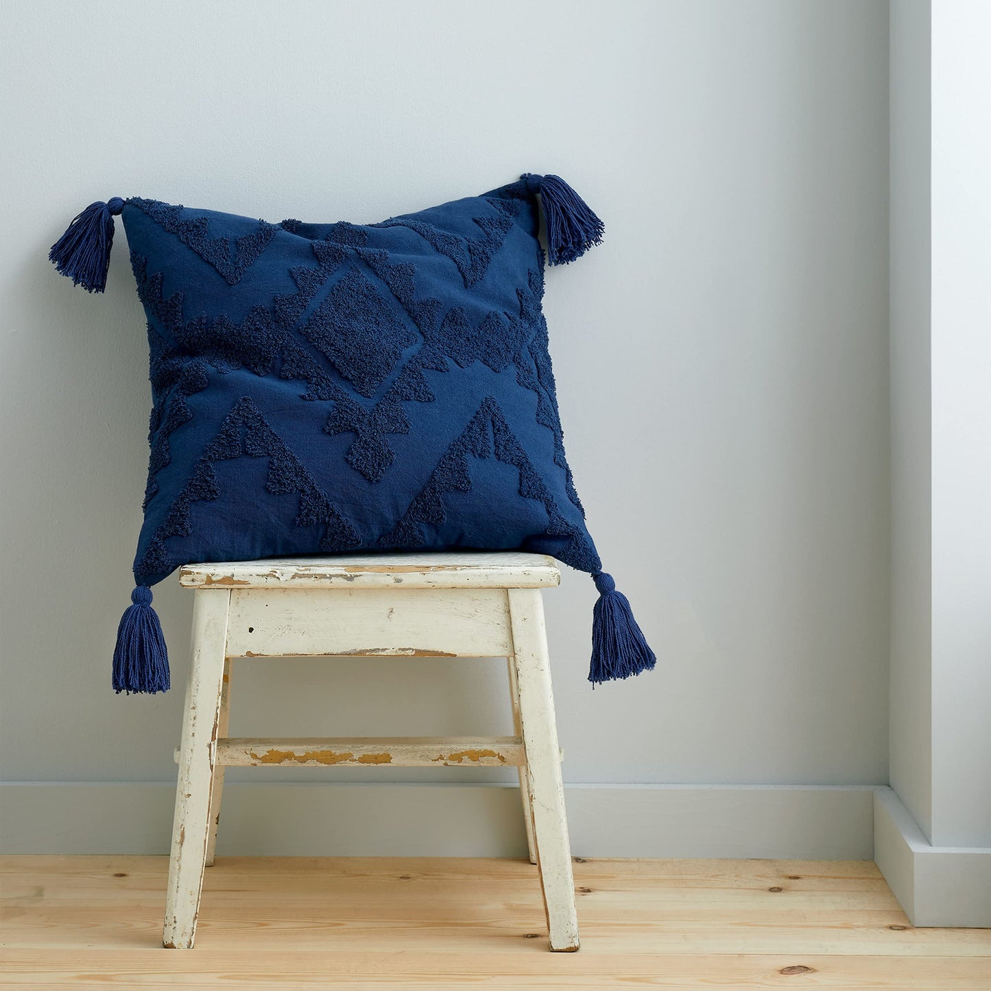 Pineapple Elephant Living Imani Navy Filled Cushion