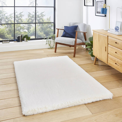 Super Teddy Ivory Shaggy Rug