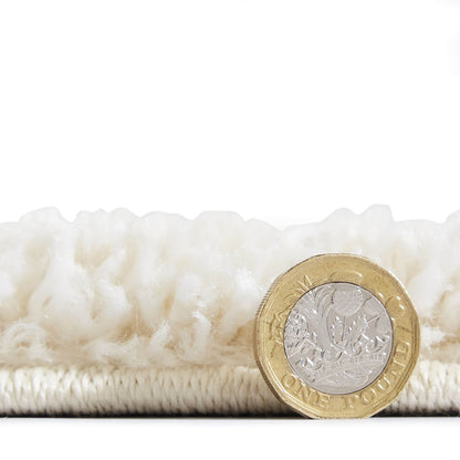 Ideal Shaggy 80362 Cream Berber Rug