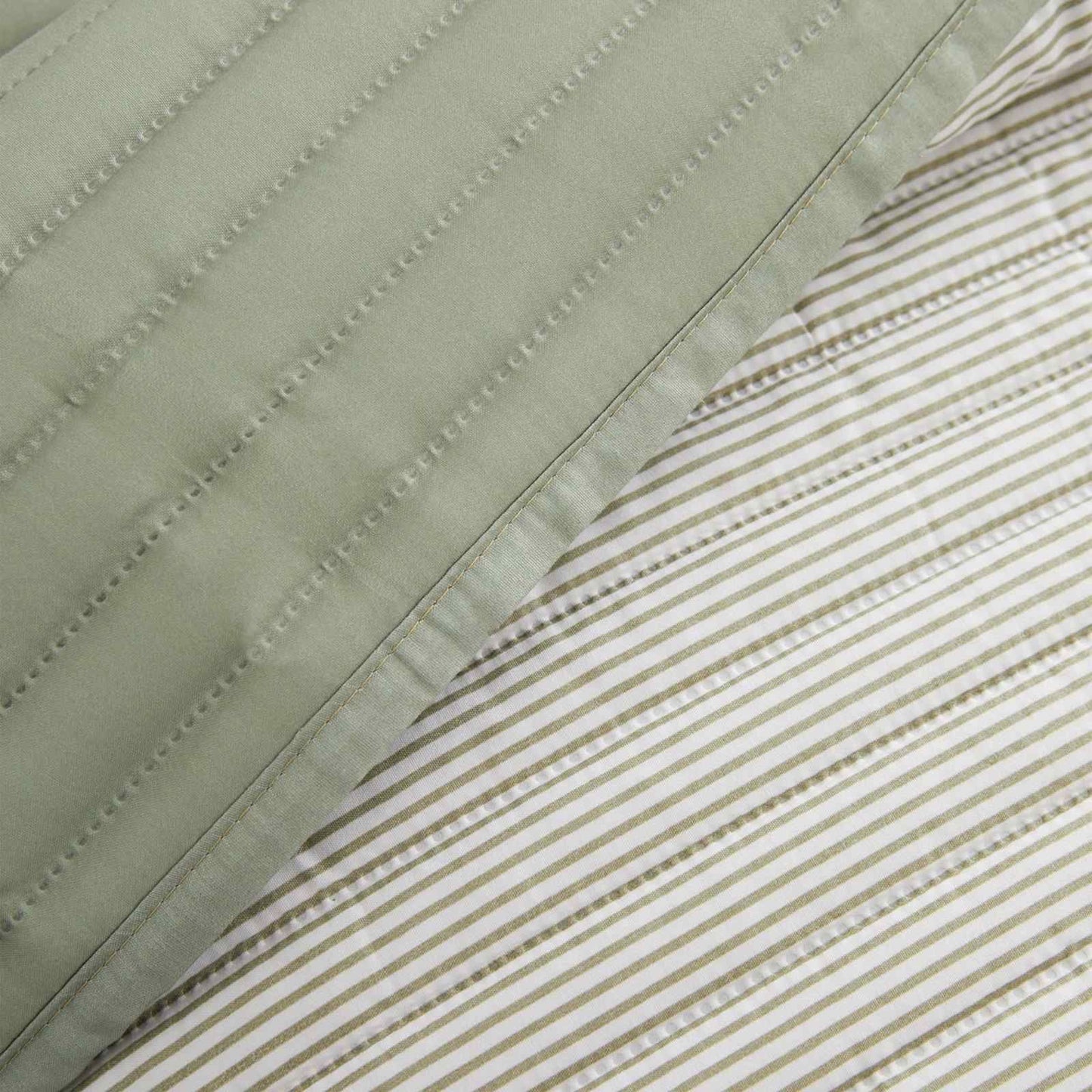 Stripe Green Bedspread