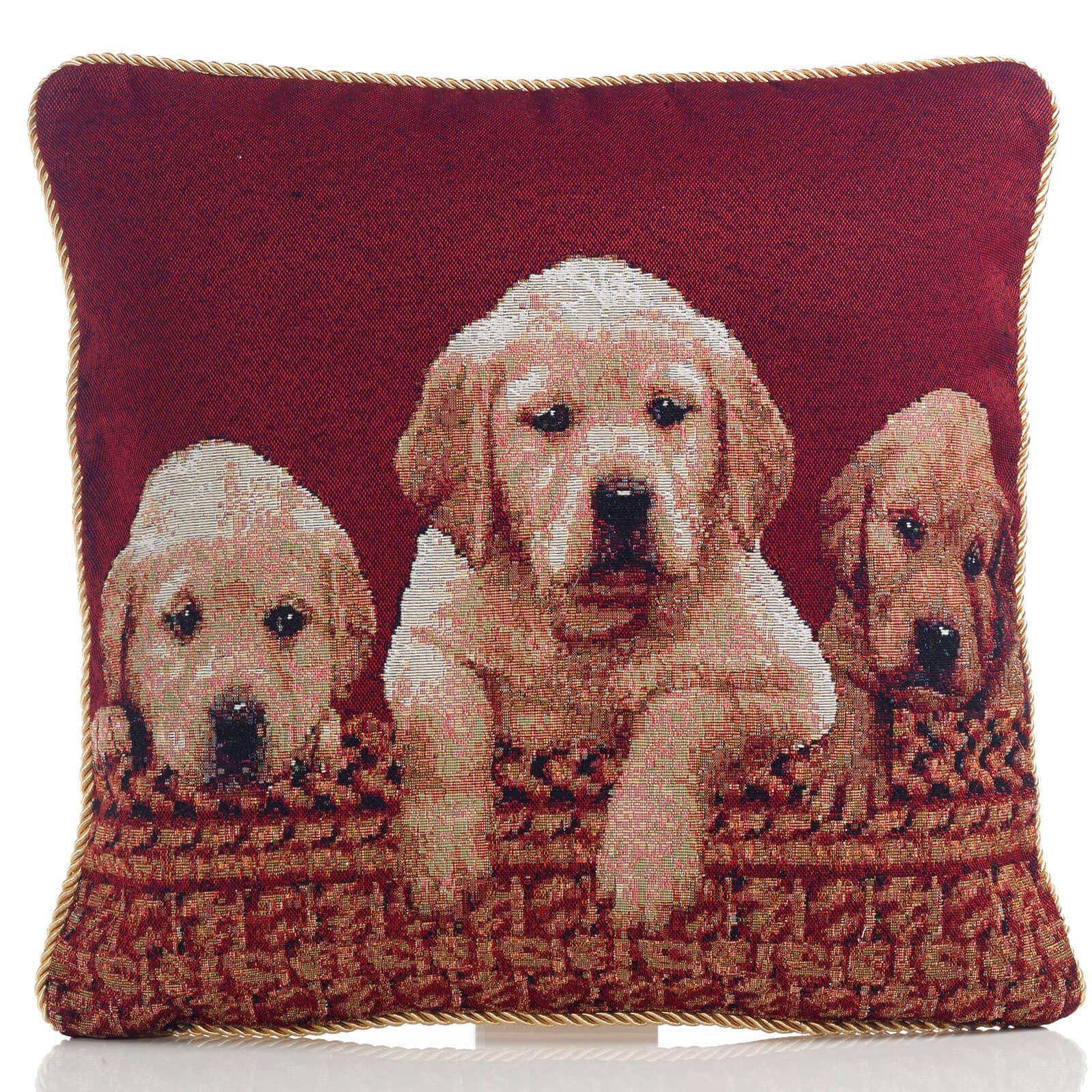 Tapestry Labradors Cushion Cover