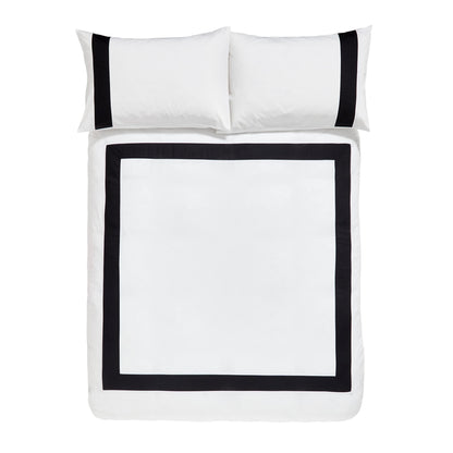 Tailored Black Duvet Set