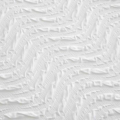 Heatset Wave White Duvet Cover Set