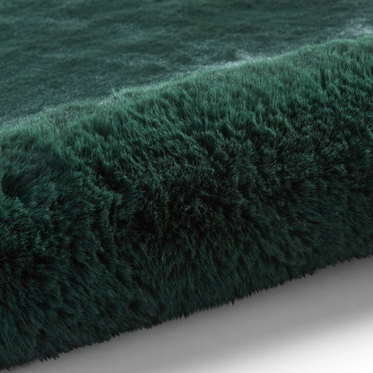 Super Teddy Jewel Green Shaggy Rug