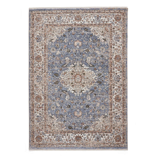 Vintage 35013 Blue/Terracotta Traditional Rug