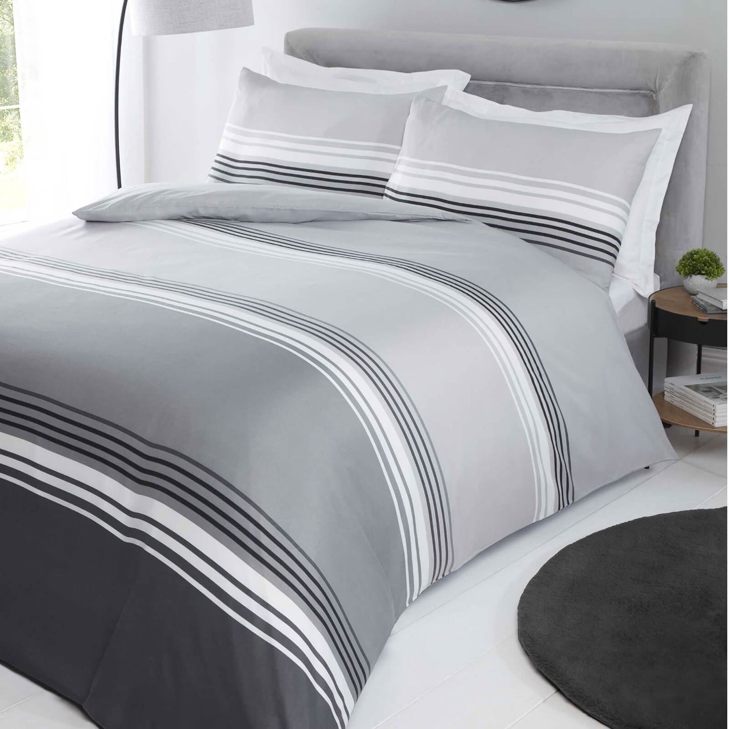 Chicago Grey Micro Fiber Duvet Set