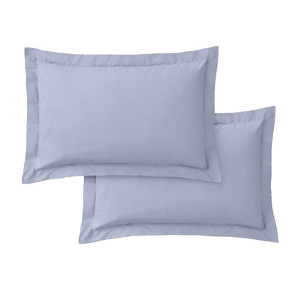 200 Thread Count Cotton Percale Lavender Pillow case Pair with envelope closure