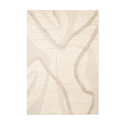 Ava Pave Cream Semi Plain Rug