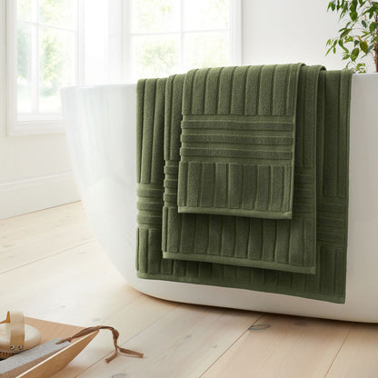 Bianca Hotel Towel Olive Green Towel and Sheet