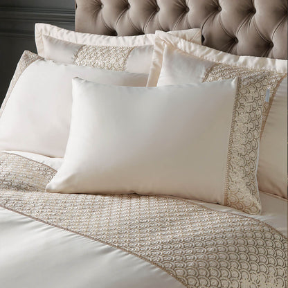 Deco Sequin Champagne Duvet Cover Set