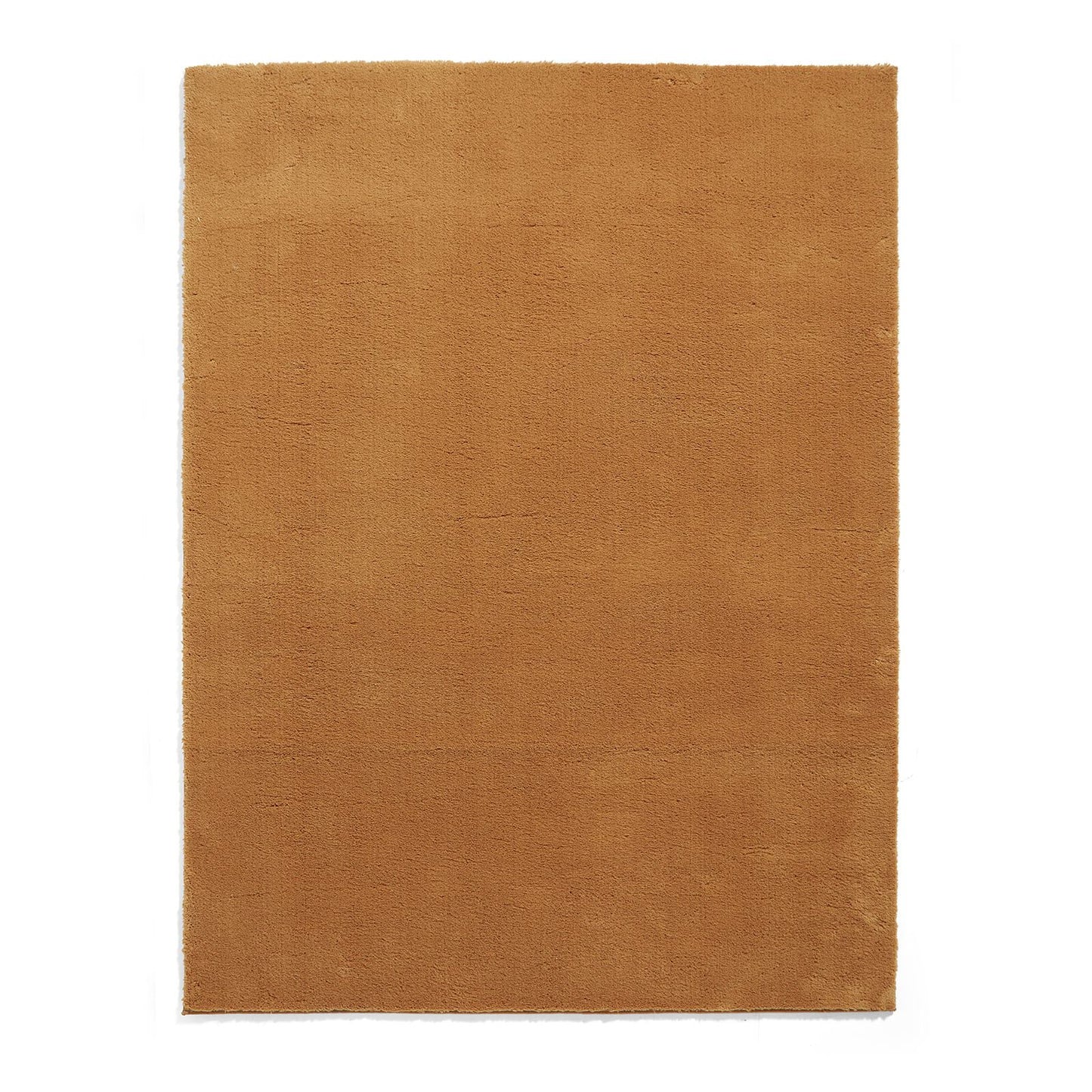 Bay Camel Plain Shaggy Washable Rug