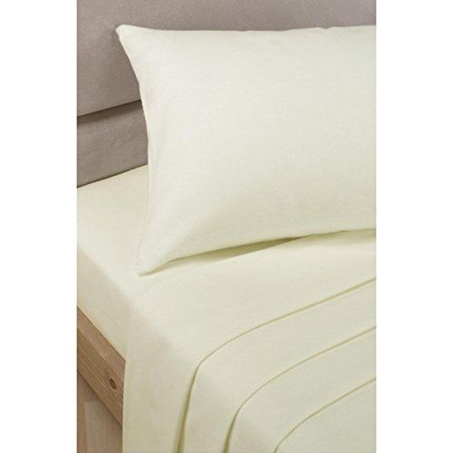 SleepND Percale Ivory Fitted Valance Sheet