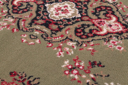 Traditional Poly Lancashire Green Rugs