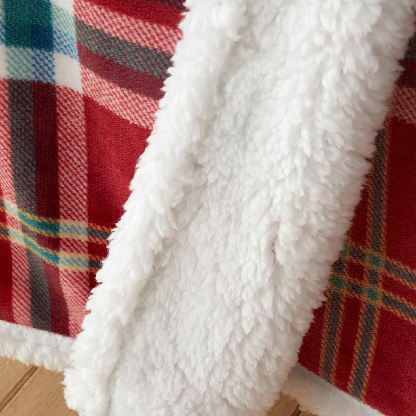 Kelso Check Red Blanket Throw