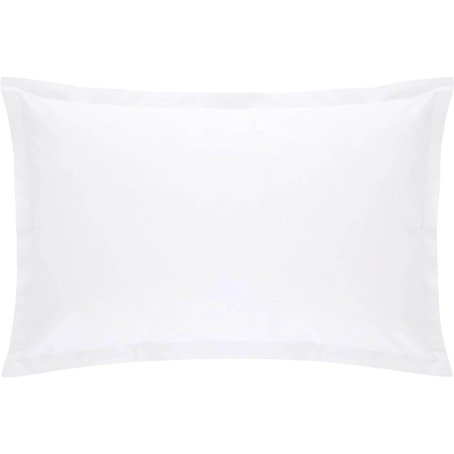 300TC Organic Percale Snow Tailored Pillowcase Pair