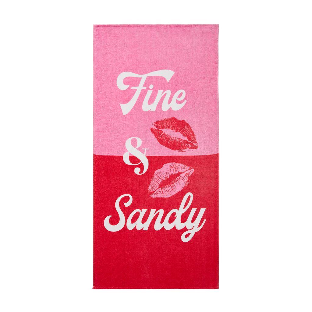 Fine and Sandy Pink Towel - Beach