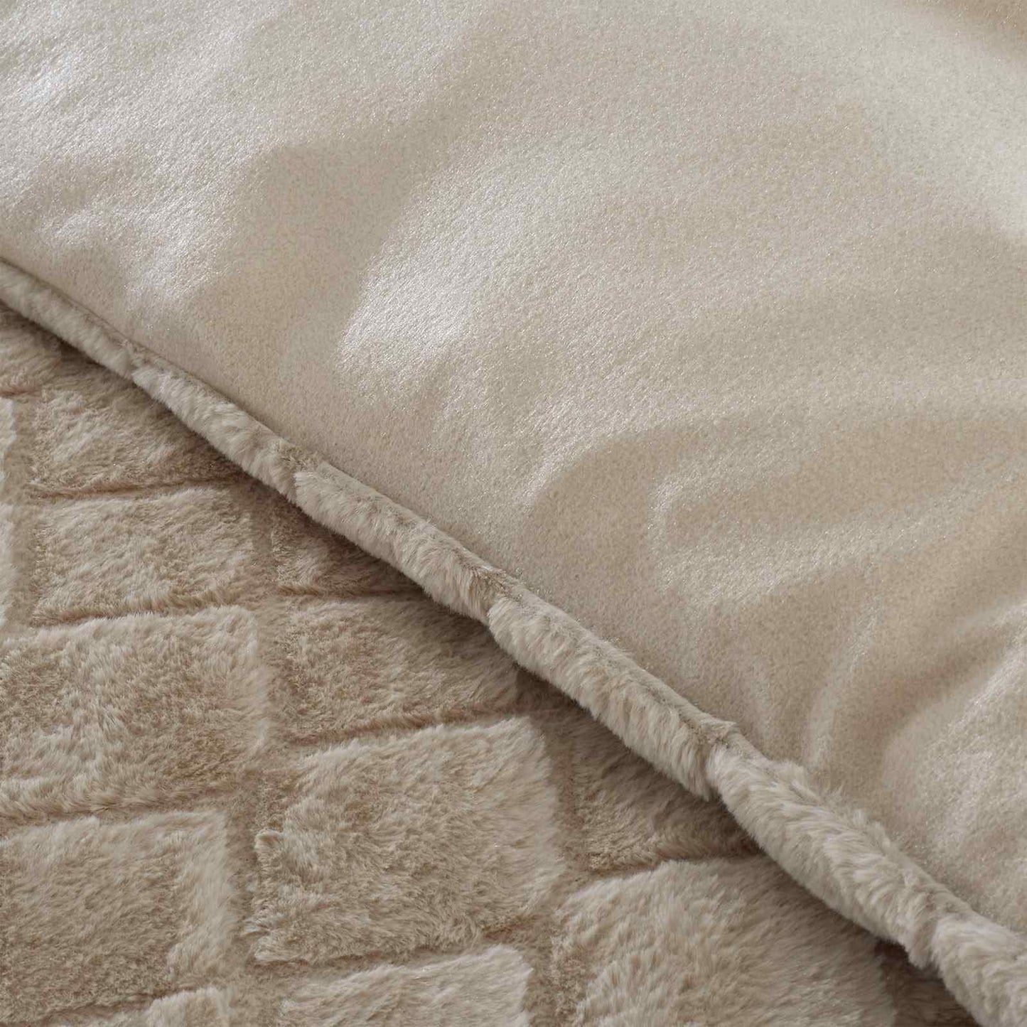 Cosy Diamond Natural Duvet Set